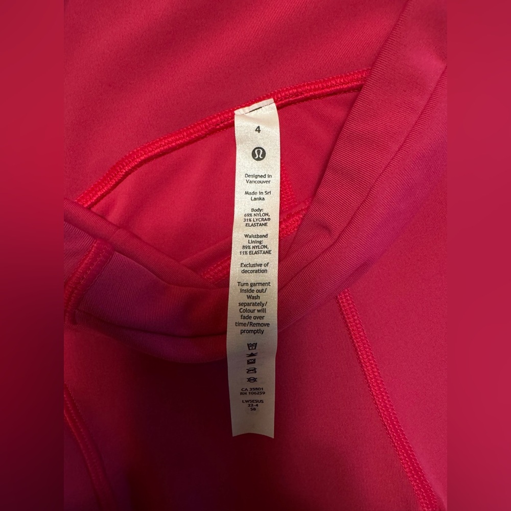 NWOT Lululemon Swift Speed High-Rise Tight 28" Sonic Pink - Picture 9 of 10